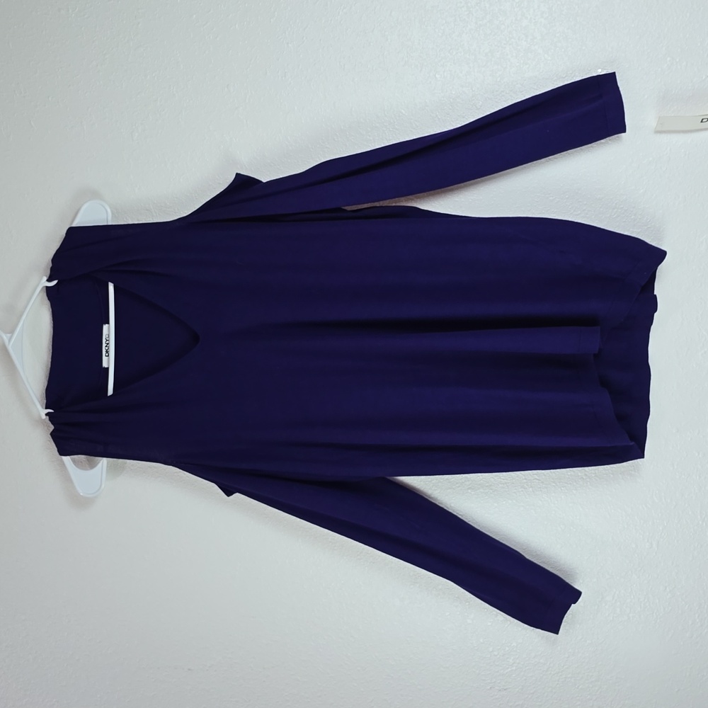 3/$15 DKNYC - Blue Cold Shoulder Long Sleeve Sweater Women's Size 1X